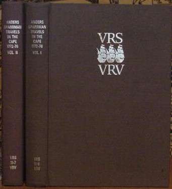 A Voyage to the Cape of Good Hope... 2 Vols (VRS II Nos. 6&7) - Sparrman, Anders