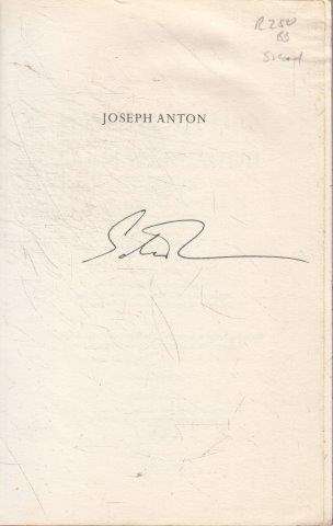 Joseph Anton. A Memoir (Hardcover) - Rushdie, Salman