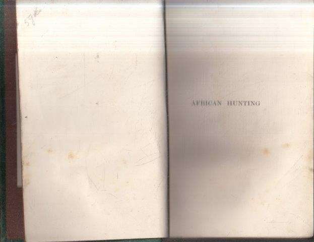 African Hunting From Natal to the Zambesi - Baldwin, William Charles