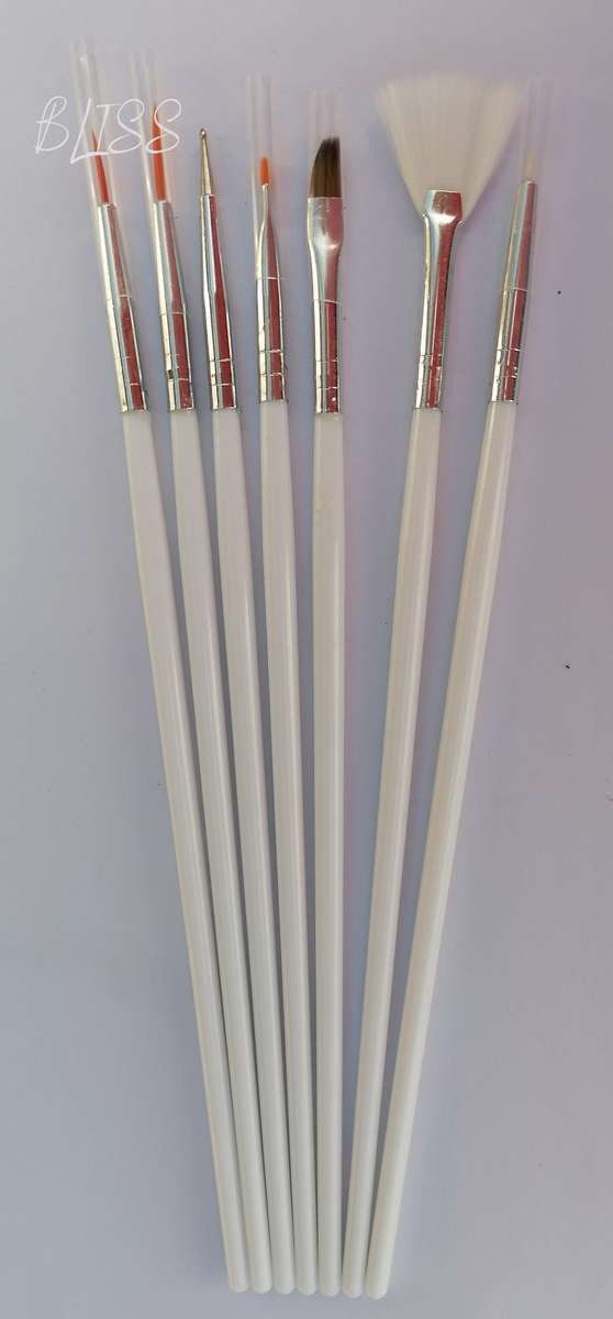 Nail Art Brushes 7 piece set
