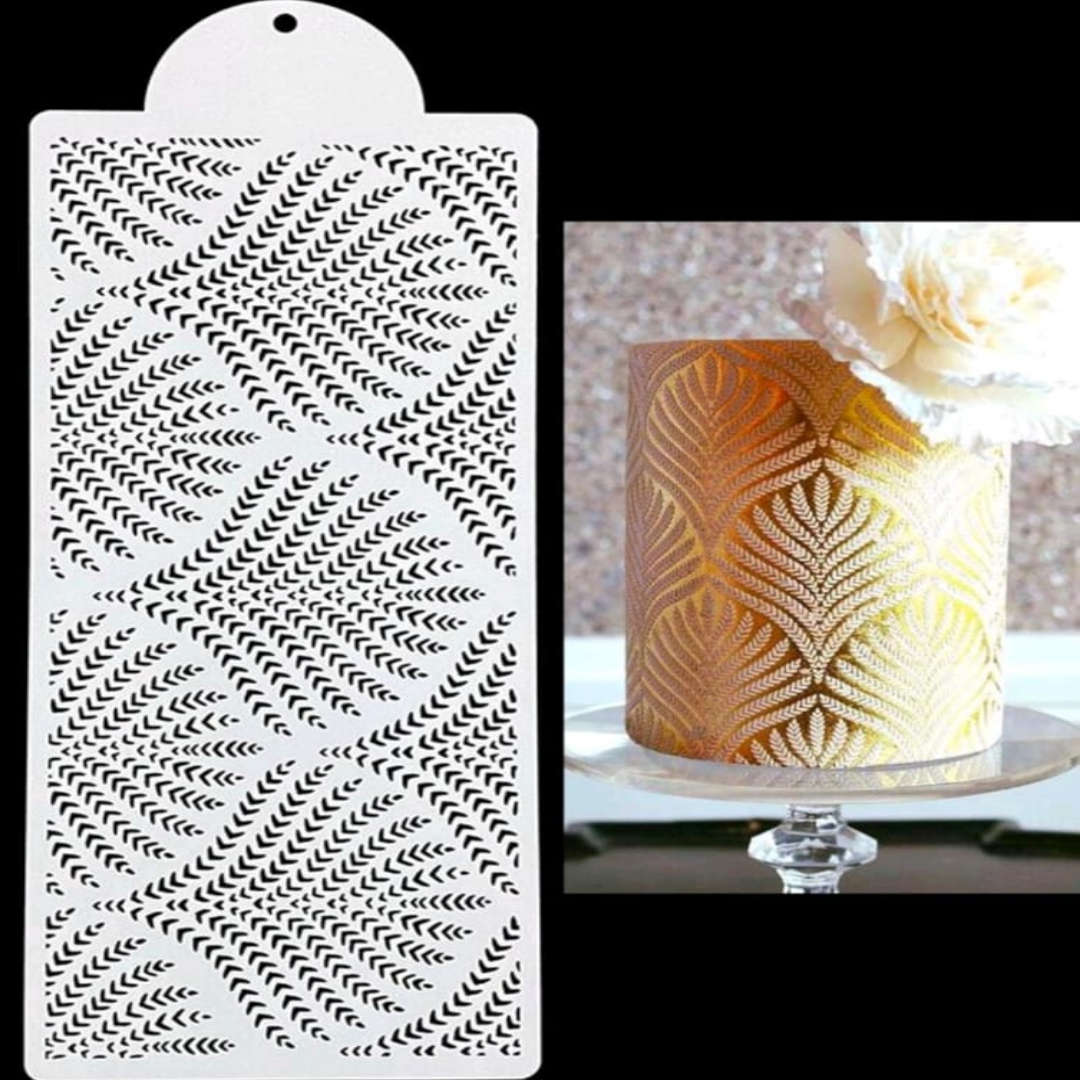 PVC Stencil: 1pc White Decorating