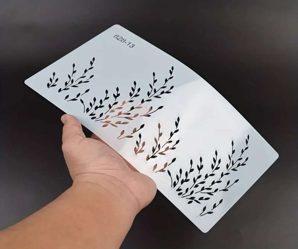 PVC Stencil: 1pc Decorating Lace