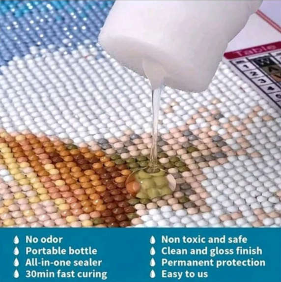 Diamond Dotting: Diamond Painting Sealer