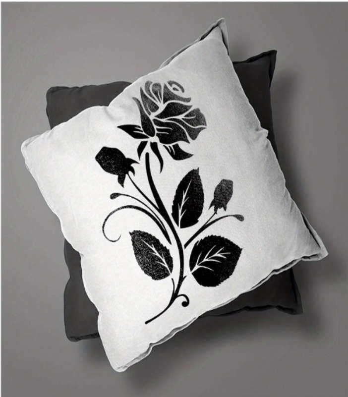 PVC Stencil: 1pc Beautiful Rose