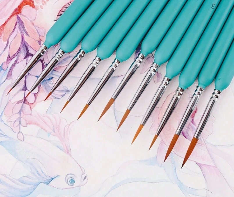 Wolf Hair Pointed Paint Brush