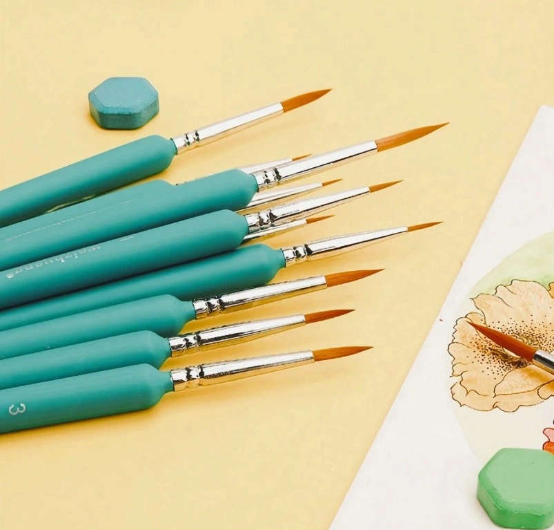 Wolf Hair Pointed Paint Brush