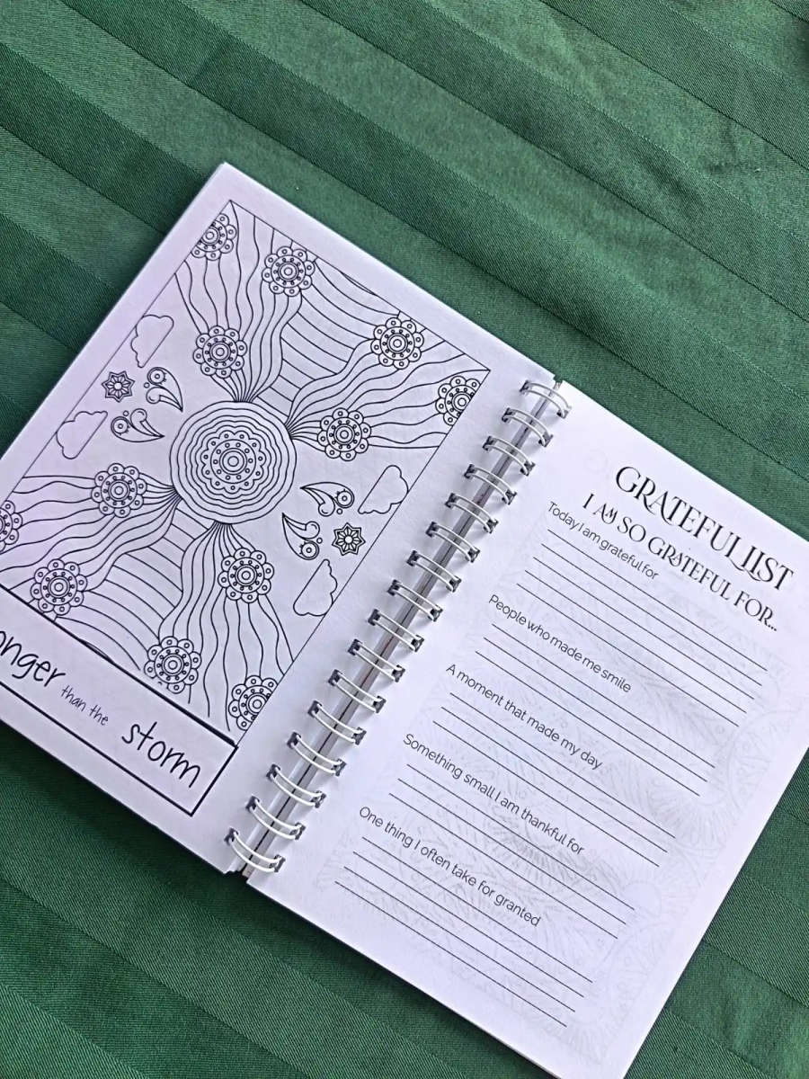 Personalised Gratitude Journal A5  Mindfulness & Self-Care