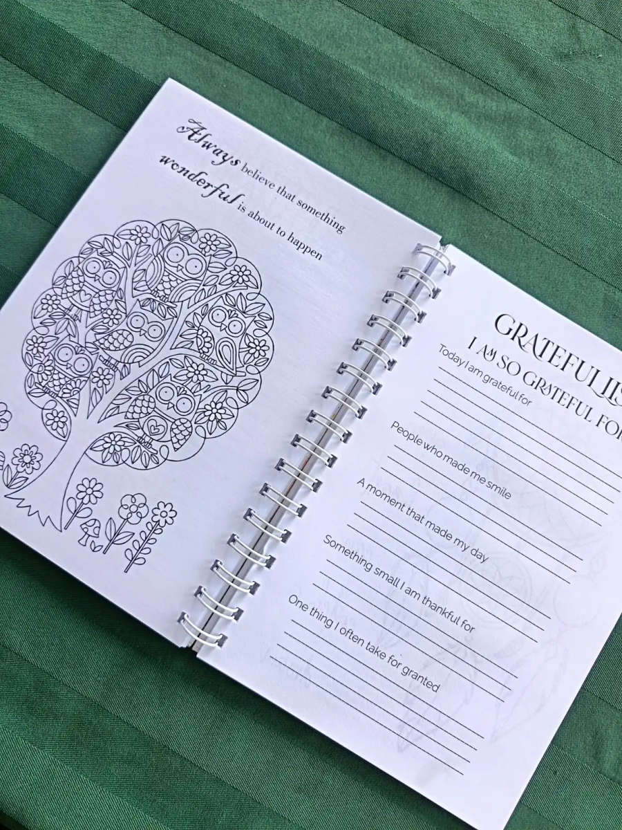 Personalised Gratitude Journal A5  Mindfulness & Self-Care