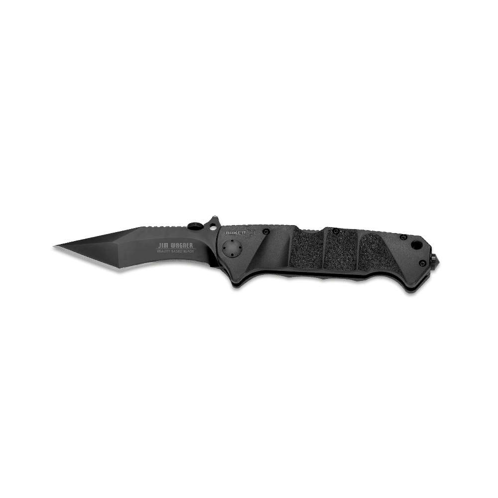 Boker Plus Plain Pocket Knife Black  BO050