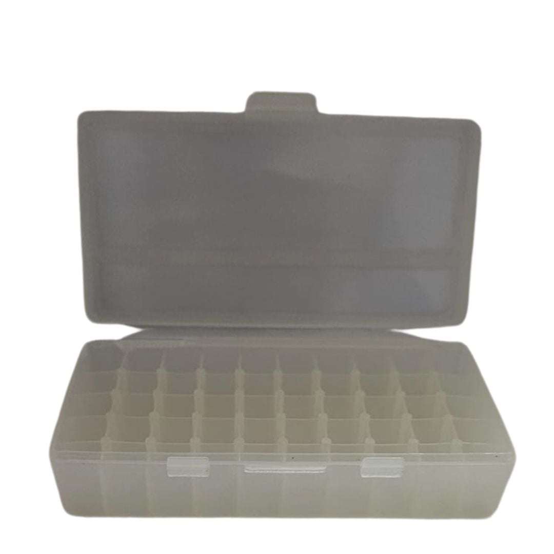 Plastic Ammo Case Medium Clear 50 Piece
