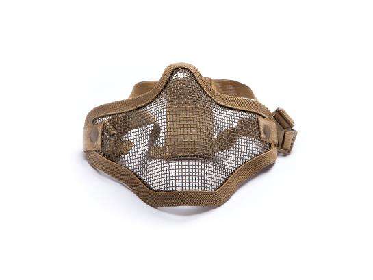 ASG MESH MASK METAL LOWER HALF DESSERT TAN 17999