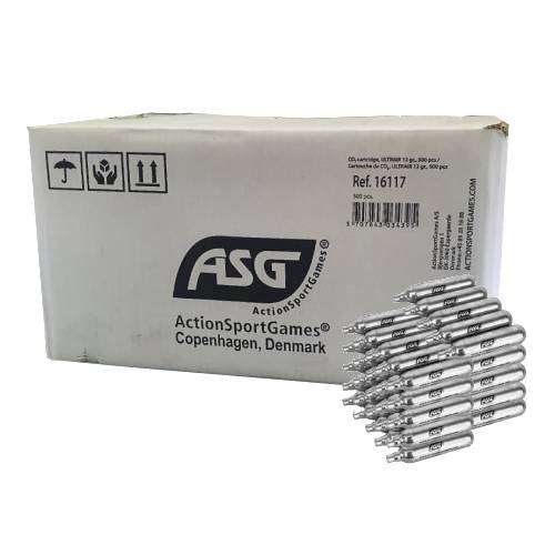 ASG 12GR CO2 CARTRIDGES  500 PACK 16117