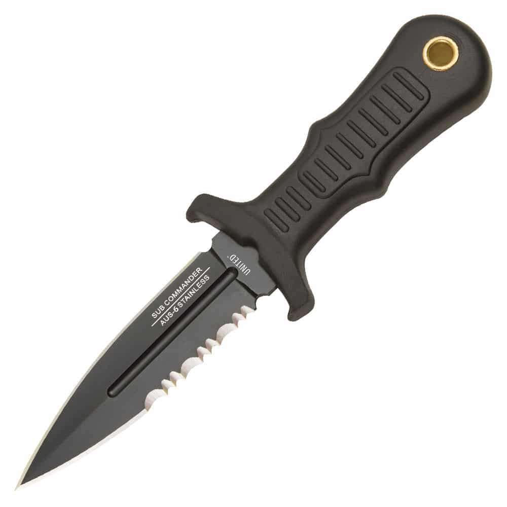 UNITED SUB COMMANDER MINI BOOT KNIFE BLACK UC2724