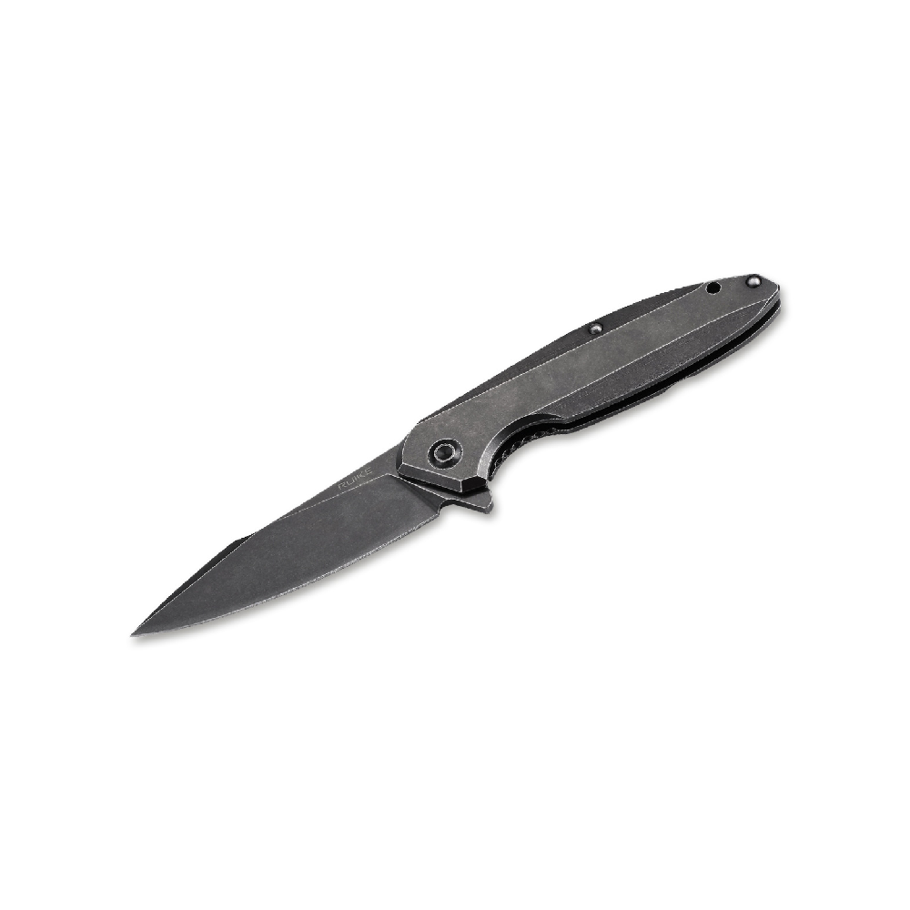Ruike Blackwashed Finish Pocket Knife- P128-SB