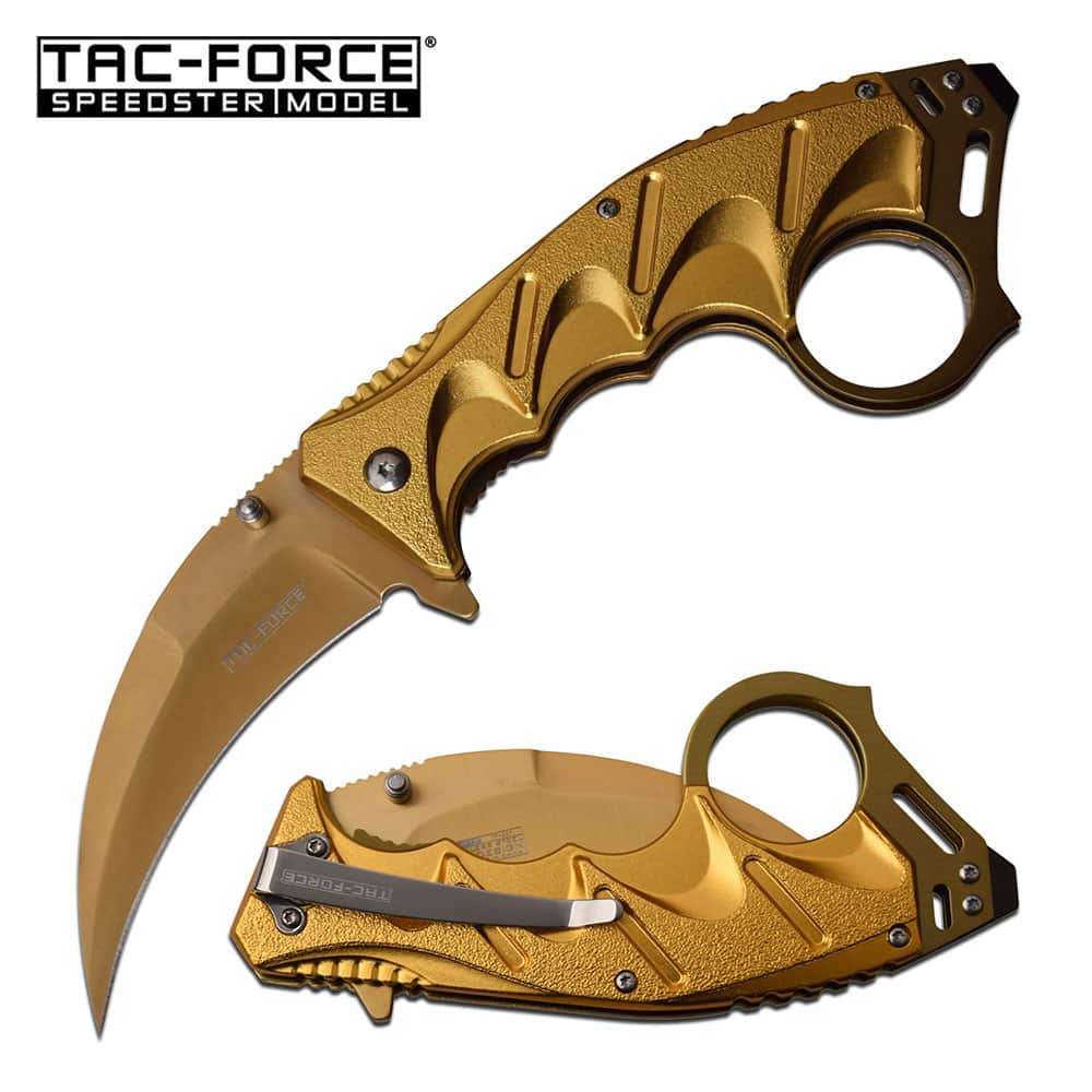 TAC-FORCE TF-957GD Spring Assisted Knife