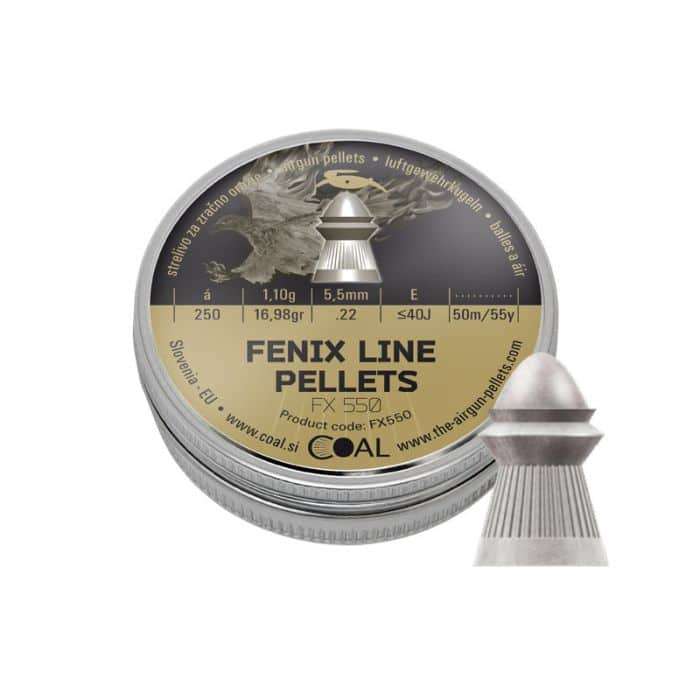 COAL FENIX LINE 5.5MM 250 COUNT PELLETS FX550