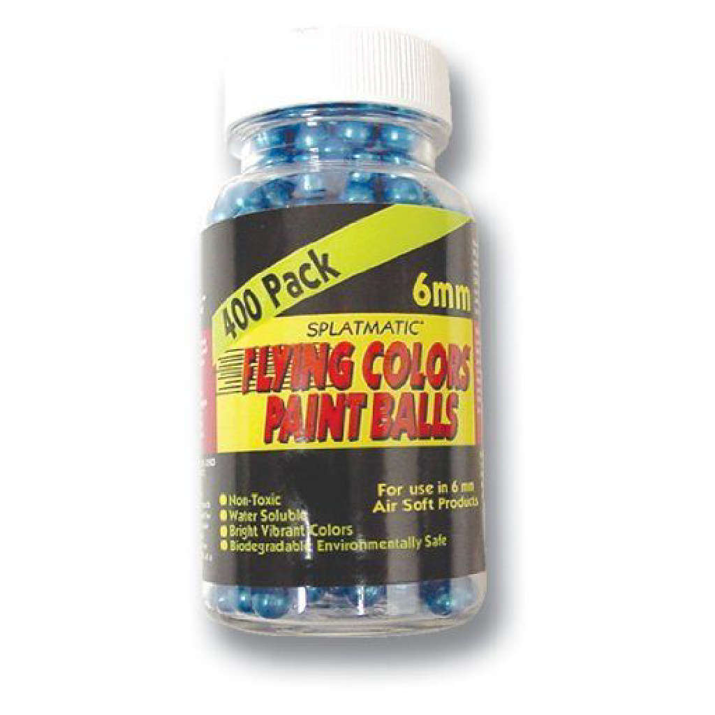 BB Bullets Paint Assorted Colours 400ct PB6400BL
