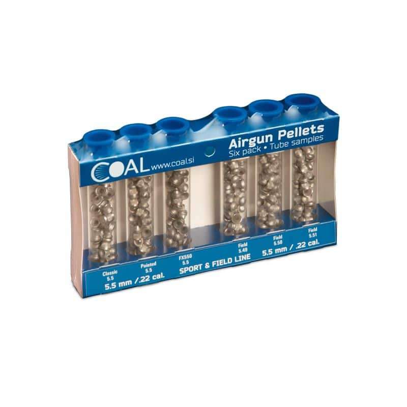 COA-6TS-SF55 Coal Support & Field Line Test 6-Pack Pellets 5.5 mm