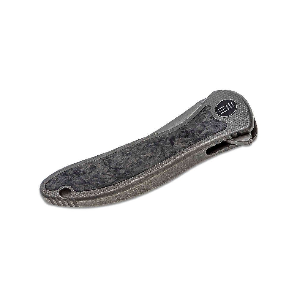 We Knife Gray TI Integral Handle Knife- 2012CF-A