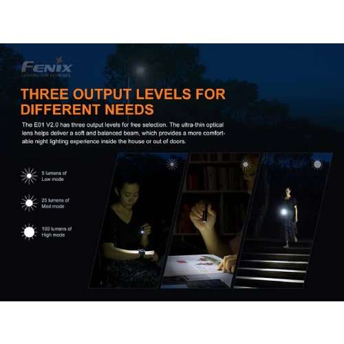 Fenix Flashlight E01 V2.0