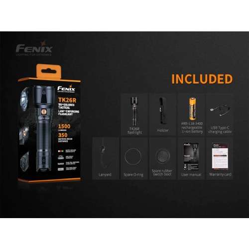 Fenix TK26R - Rechargeable