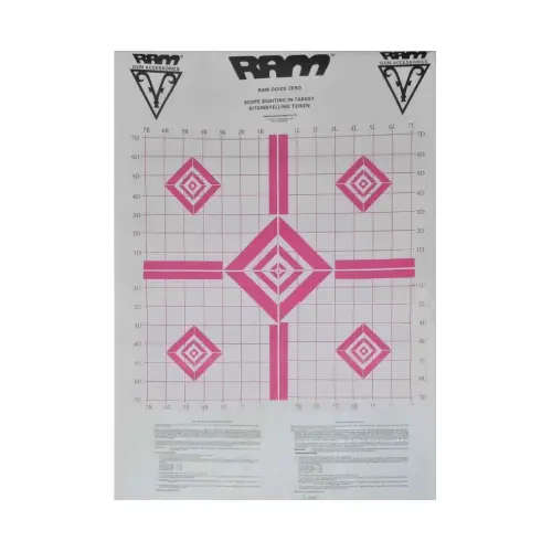 Ram Scope Zero Targets Pink - R9034