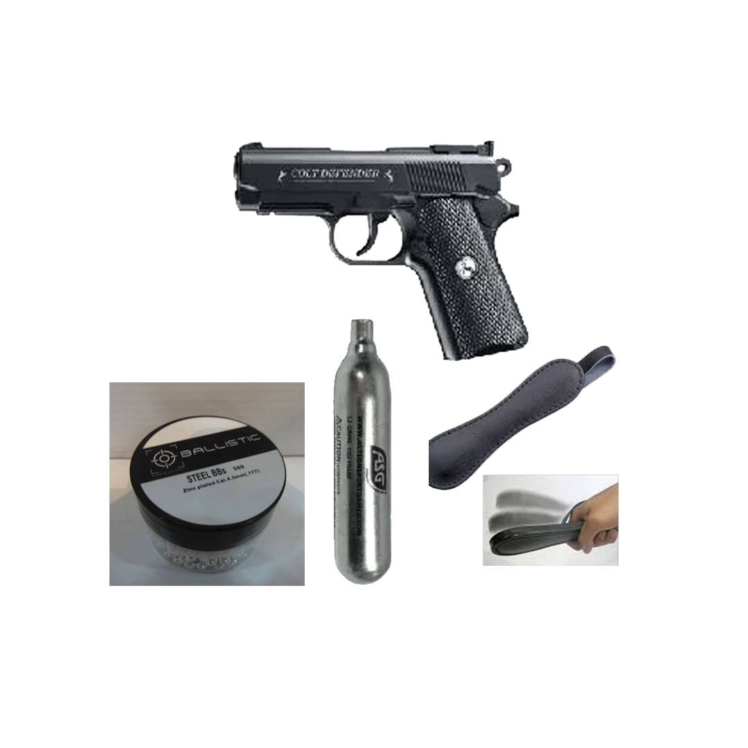 Umarex 5.8310 Air Pistol Colt Defender 4.5mm BB Combo