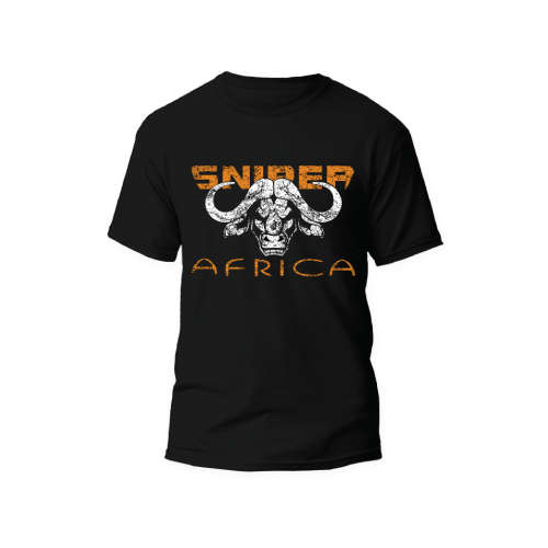 Sniper Africa Buffalo TShirt Black