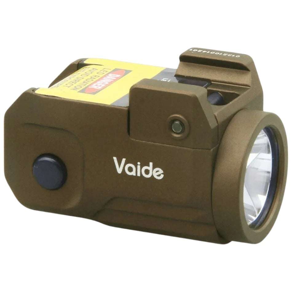VECTOR OPTICS VAPL-02 VAIDE SCRAPPER SUBCOMPACT PISTOL FLASHLIGHT FDE