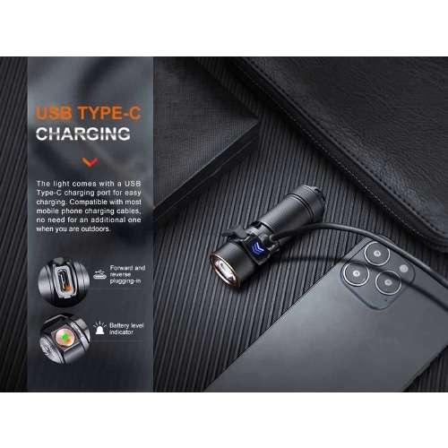 Fenix E18R V2.0 LED Flashlight - 1200 Lumens