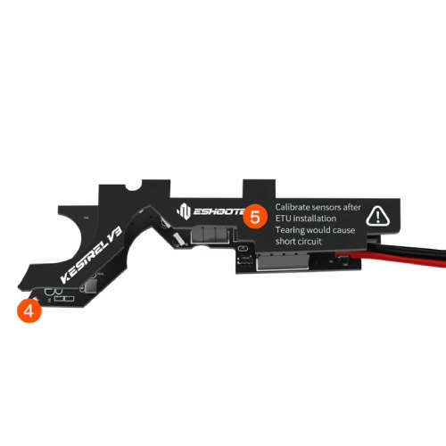 SRC-ES Wireless Electronic Trigger Unit V3 Kestrel ETU - V030 (Front Wired)