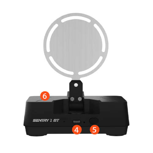 SRC-ES Electronic Training Target Sentry 2 BT - V505 Black Combo