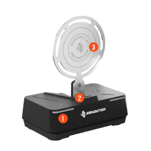 SRC-ES Electronic Training Target Sentry 2 BT - V505 Black Combo