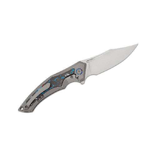 WE Orpheus Gray Titanium Integral Handle with Nebula Fat Carbon - WE23009-4
