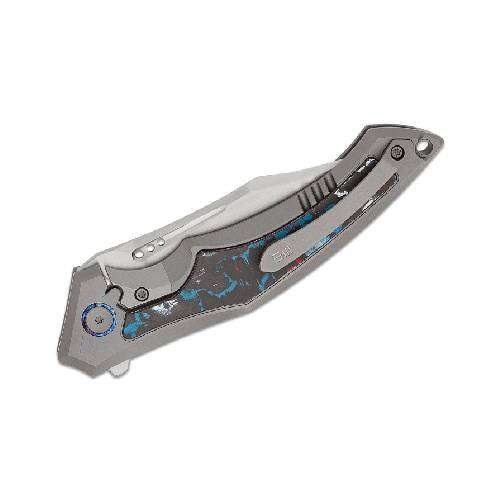 WE Orpheus Gray Titanium Integral Handle with Nebula Fat Carbon - WE23009-4