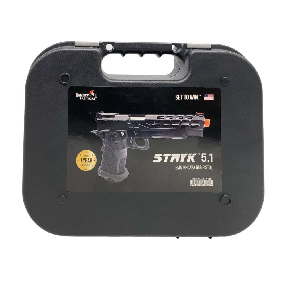 STRYK HI-CAPA 5.1 GBB Black - LTX-7B