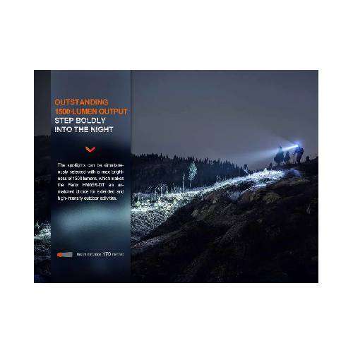 Fenix HM65R-DT LED Headlamp (Nebula Purple)