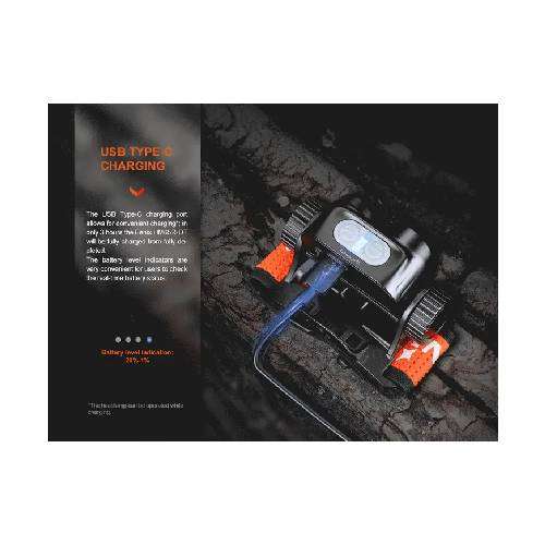 Fenix HM65R-DT LED Headlamp (Nebula Purple)