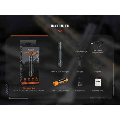 Fenix PD32R LED Flashlight