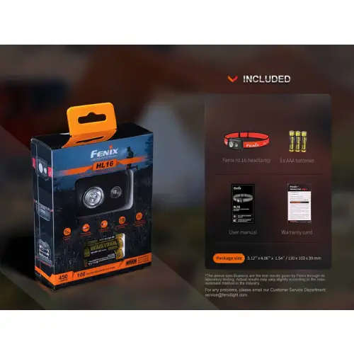 FENIX HL16 LED HEADLAMP (GREEN)