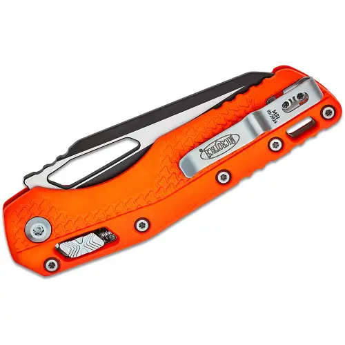 Microtech MSI® S/E Tri-Grip Polymer Orange Standard - 210T-1PMOR