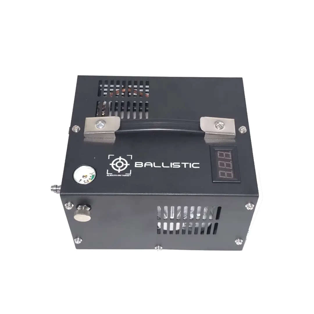 Ballistic Compact PCP Compressor 12V 300Bar/4500 PSI Black - ZYD12H