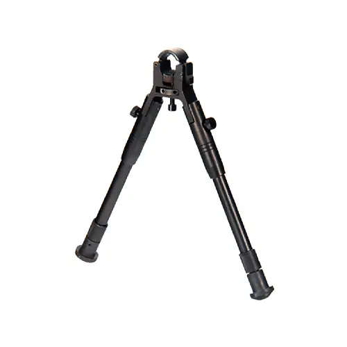 UTG New Gen Reinforced Clamp On Bipod, Rubber Feet, Cent HT 8.7"-10.2" - TL-BP08S-A