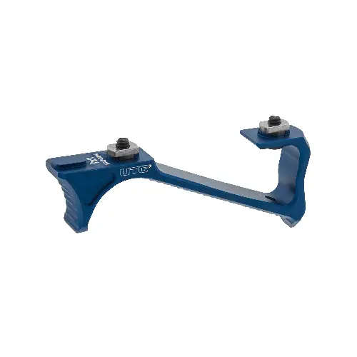 UTG Sporting Type Ultra Slim Angled Foregrip, M-LOK, Matte Blue - MT-AFGM01B