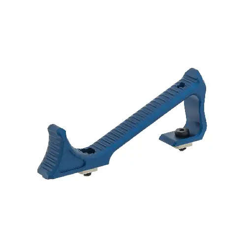 UTG Sporting Type Ultra Slim Angled Foregrip, M-LOK, Matte Blue - MT-AFGM01B