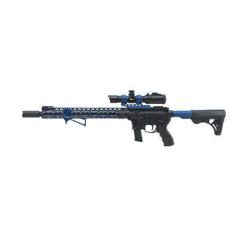 UTG Sporting Type Ultra Slim Angled Foregrip, M-LOK, Matte Blue - MT-AFGM01B
