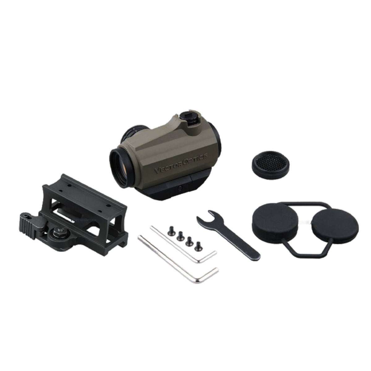 Vector Optics Maverick 1x22 Red Dot Sight  Flat Dark Earth (SCRD-39)