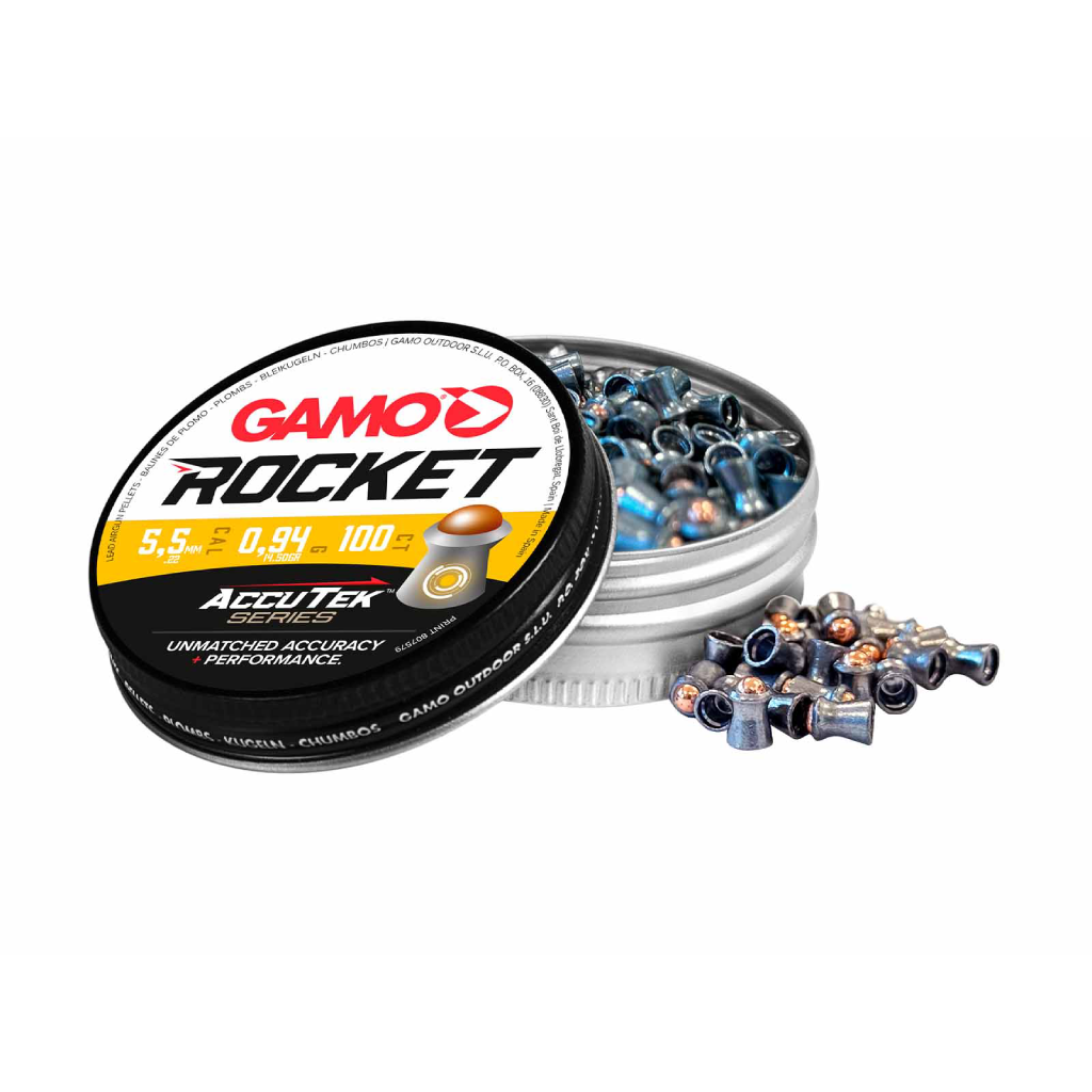 Gamo Pellets Rocket 5.5mm Accutek 100CT