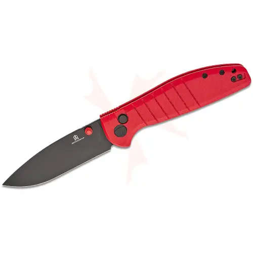 Bestech D2 Black PVD G10 Red Handle - BMK04L