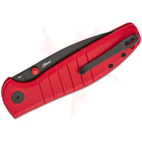 Bestech D2 Black PVD G10 Red Handle - BMK04L